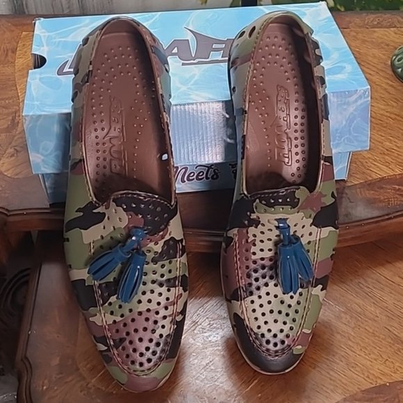 New in box! Floafers Mens size 12 Executive Camo waterproof water shoes main image 8